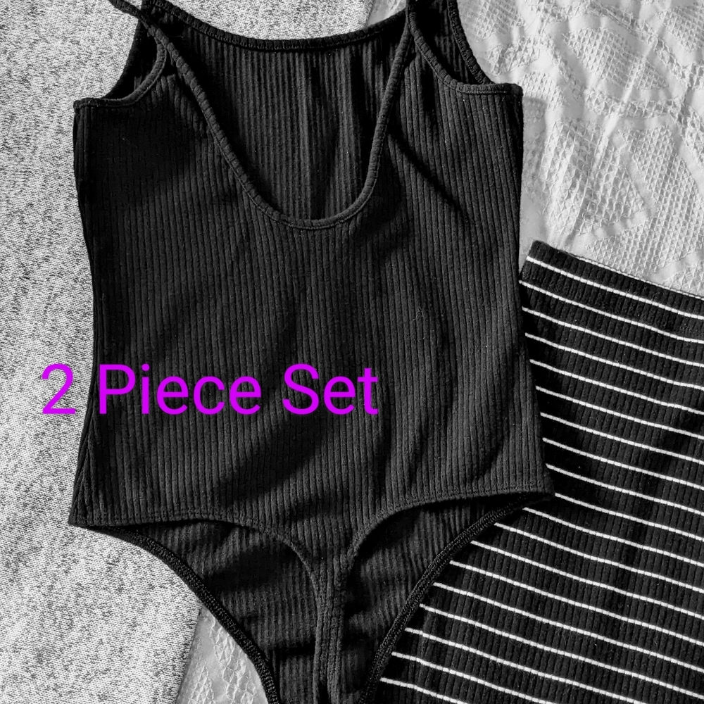 Ribbed🖤knit 2 piece set